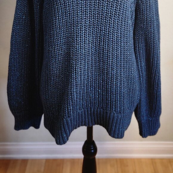 Metallic Funnel Neck Sweater - Picture 3 of 8